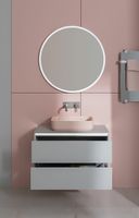 Тумба под раковину Allen Brau Infinity 100 1.21003.PWM подвесная Папирус матовый — фото 25, Тумбы под раковину