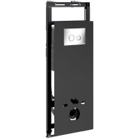 Товар: Инсталляция WasserKRAFT Salm 27TLT.010.ME.BL.CH01 для унитаза Черное стекло с клавишей смыва Хром - фото 2 Инсталляция WasserKRAFT Salm 27TLT.010.ME.BL.CH01 для унитаза Черное стекло с клавишей смыва Хром — фото 2, Инсталляции для унитазов