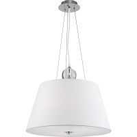 Подвесной светильник Maytoni Modern Bergamo MOD613PL-03W Белый Хром — фото 1, Подвесные светильники