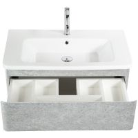 Тумба под раковину BelBagno 80 подвесная Cemento Verona Grigio арт-ALBANO-CER-800-2C-SO-CVG — фото 4, Тумбы под раковину