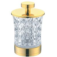 Стакан для ватных дисков Boheme 10215 Золото — фото 1, Аксессуары для ванной