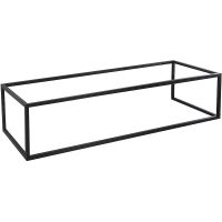 Консоль под раковину BelBagno Etna-Kraft 140 EK-140-ST подвесная Черная матовая — фото 5, Консоли для раковины