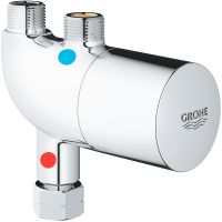 Универсальный термостат Grohe Grohtherm Micro 34487000 Хром — фото 1, Смесители