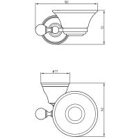 Товар: Мыльница Migliore Provance 17683 Золото - фото 3 Мыльница Migliore Provance 17683 Золото — фото 3, Мыльницы