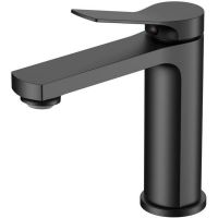 Смеситель для раковины Vincea Arco Черный матовый арт-VBF-4AR01MB — фото 1, Смесители для раковины