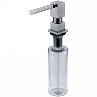 Дозатор для моющего средства Alveus Kork Sat 1135800 Сатинированная сталь — фото 1, Дозаторы для кухонных моек