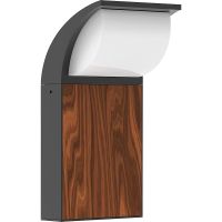 Ландшафтный светильник Artelamp Metropolis A1991AL-1BK Белый Темное дерево Черный — фото 1, Уличное освещение