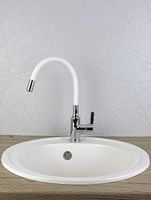 Смеситель для кухни Viko V-4044 Хром Белый — фото 2, Смесители для кухни