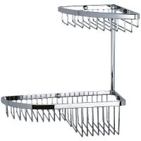 Полка корзина Art&Max AM-G-2822-Cr Хром — фото 1, Полки для ванной и душа