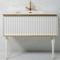 Товар: Тумба под раковину Boheme Armadi Art Vallessi Avangarde Canale 80 843-080-WG подвесная Белый Золото - фото 2 Тумба под раковину Boheme Armadi Art Vallessi Avangarde Canale 80 843-080-WG подвесная Белый Золото — фото 2, Мебель для ванной