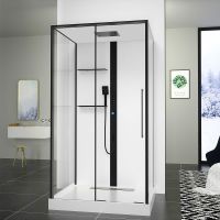 Товар: Душевая кабина Black&White Galaxy G8038 110x90 8038000 с гидромассажем - фото 2 Душевая кабина Black&White Galaxy G8038 110x90 8038000 с гидромассажем — фото 2, Душевые кабины