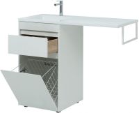 Товар: Тумба под раковину Aquanet Токио 110 239289 Белая - фото 6 Тумба под раковину Aquanet Токио 110 239289 Белая — фото 6, Мебель для ванной