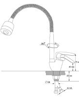 Товар: Смеситель для кухни Viko Хром арт-V-3074 - фото 10 Смеситель для кухни Viko Хром арт-V-3074 — фото 10, Смесители для кухни