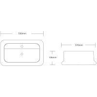 Товар: Раковина Ceruttispa 53 CR0061 СТ9566 Белая - фото 5 Раковина Ceruttispa 53 CR0061 СТ9566 Белая — фото 5, Раковины накладные