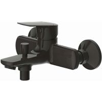 Смеситель для ванны Bravat Rhein F6429564BW-01-ENG Черный матовый — фото 1, Смеситель для ванны