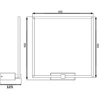 Настенный светильник Crystal Lux CLT 231W450 BL Черный — фото 3, Светильники
