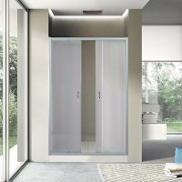 Душевая дверь в нишу River Dreike 120 МТ 10000001378 профиль Матовый хром стекло матовое — фото 1, Раздвижные душевые двери