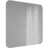 Зеркало Raval Ego 80 Ego.02.80/W/RL с подсветкой с бесконтактным выключателем и часами — фото 1, Зеркала в ванную комнату