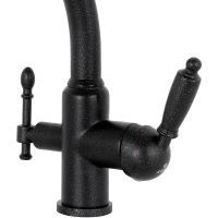 Смеситель для кухни Kaiser Vincent 31244-5 Черный мрамор — фото 4, Смесители