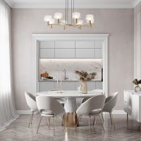 Подвесной светильник Maytoni Modern Vision MOD411PL-08G Прозрачный Золото — фото 9, Подвесные светильники