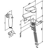 Товар: Смеситель для раковины AM.PM Sunny F85C03000 с гигиеническим душем Хром - фото 13 Смеситель для раковины AM.PM Sunny F85C03000 с гигиеническим душем Хром — фото 13, Смесители