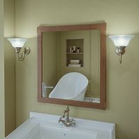 Товар: Зеркало Caprigo Napoli 80 11231-В168 Темное дерево - фото 2 Зеркало Caprigo Napoli 80 11231-В168 Темное дерево — фото 2, Мебель для ванной