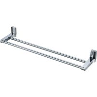 Полотенцедержатель WasserKRAFT Leine K-5040 двойной Хром — фото 1, Полотенцедержатели