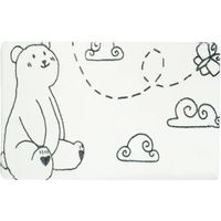 Коврик для ванной комнаты Fixsen Teddy Air 50x80 FX-6001T Белый — фото 1, Коврики для ванной комнаты