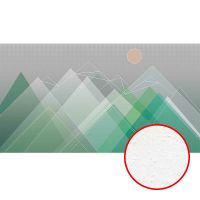 Фреска Ortograf Горы 33620 Фактура бархат FX Флизелин (5,5*3) Серый/Зеленый, Горы/Абстракция — фото 1, Фрески