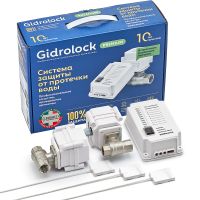Комплект защиты от протечки воды Gidrolock Premium Bugatti 3/4 31201022 с двумя кранами — фото 1, Системы защиты от протечки воды