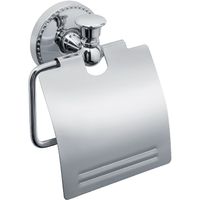 Держатель туалетной бумаги Fixsen Adele FX-55010 с крышкой Хром — фото 1, Держатели туалетной бумаги