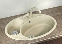 Кухонная мойка Florentina Селена-780 20.265.E0780.107 Песочная — фото 2, Кухонные мойки