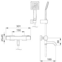 Товар: Смеситель для ванны Gappo G3291 с термостатом Хром - фото 10 Смеситель для ванны Gappo G3291 с термостатом Хром — фото 10, Смесители