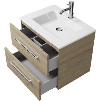 Тумба под раковину Creto Ares 60 10-1161D подвесная Davos — фото 2, Тумбы под раковину