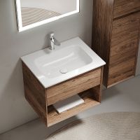 Тумба под раковину Sancos Marmi 1.0 60 MR1.060ECH подвесная Дуб чарльстон — фото 5, Тумбы под раковину