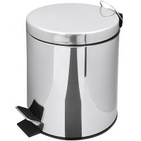 Ведро для мусора Ridder Timon 2008600 Хром — фото 1, Мусорные ведра