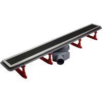 Товар: Душевой лоток Pestan Confluo Premium Line 950 Black Glass 13000351 с двухсторонней решеткой Хром матовый Черный глянецевый - фото 2 Душевой лоток Pestan Confluo Premium Line 950 Black Glass 13000351 с двухсторонней решеткой Хром матовый Черный глянецевый — фото 2, Душевые лотки