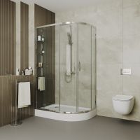 Душевой уголок Grossman Classic 120х80 L GR-9120L профиль Хром стекло прозрачное — фото 10, Душевые уголки