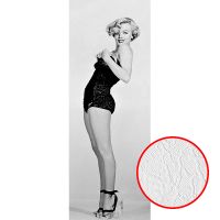 Фотообои Divino A-092 Фактура фреска Винил на флизелине (1*2,7) Серый/Черный, Люди — фото 1, Обои для стен