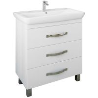 Тумба под раковину Sanflor Одри 80/2 Н0000001104 Белая — фото 1, Тумбы под раковину