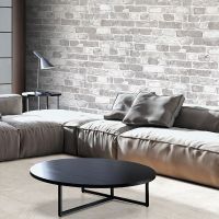 Обои Solo New York SL8632-12 Винил на флизелине (1,06*10) Серый, Кирпич — фото 2, Обои для стен