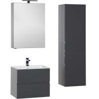 Товар: Тумба под раковину Aquanet Алвита 70 183992 подвесная Серый антрацит - фото 7 Тумба под раковину Aquanet Алвита 70 183992 подвесная Серый антрацит — фото 7, Мебель для ванной