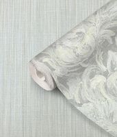 Обои Prima Italiana Colomba 80655 Винил на флизелине (1,06*10) Бежевый/Серый, Листья/Абстракция — фото 4, Обои для стен