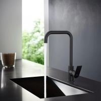 Смеситель для кухни Aquatek Лира AQ1480MB Черный матовый — фото 7, Смесители для кухни