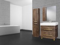 Тумба под раковину Bellezza Олимпия 60 4639309110439 Орех — фото 4, Мебель для ванной