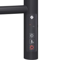 Электрический полотенцесушитель Terminus Классик П8 500х800 КС 9005 4670078527608 Черный матовый — фото 3, Электрические полотенцесушители