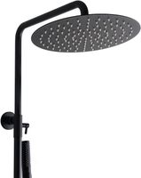 Душевая система Allen Brau Fantasy 5.11001-31 с термостатом Черная матовая — фото 3, Душевое оборудование. Душевая программа