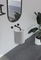 Раковина Abber Stein 42 AS2624 Белая матовая — фото 5, Раковины подвесные