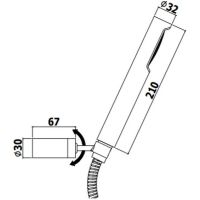 Душевой гарнитур Paffoni Birillo ZDUP036BO Белый матовый — фото 3, Душевые гарнитуры
