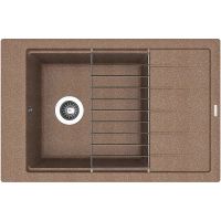 Кухонная мойка Florentina Липси-780Р 20.275.D0780.105 Коричневая — фото 1, Кухонные мойки